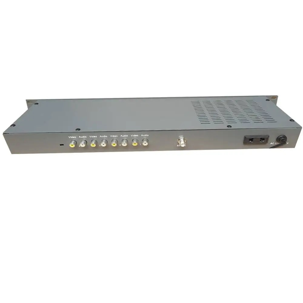 Cable de hotel, audio y vídeo frontal a frecuencia de vecindario RF PAL-DK PAL-BG NTSC, modulador analógico de 4 canales AV a RF - imagen 2