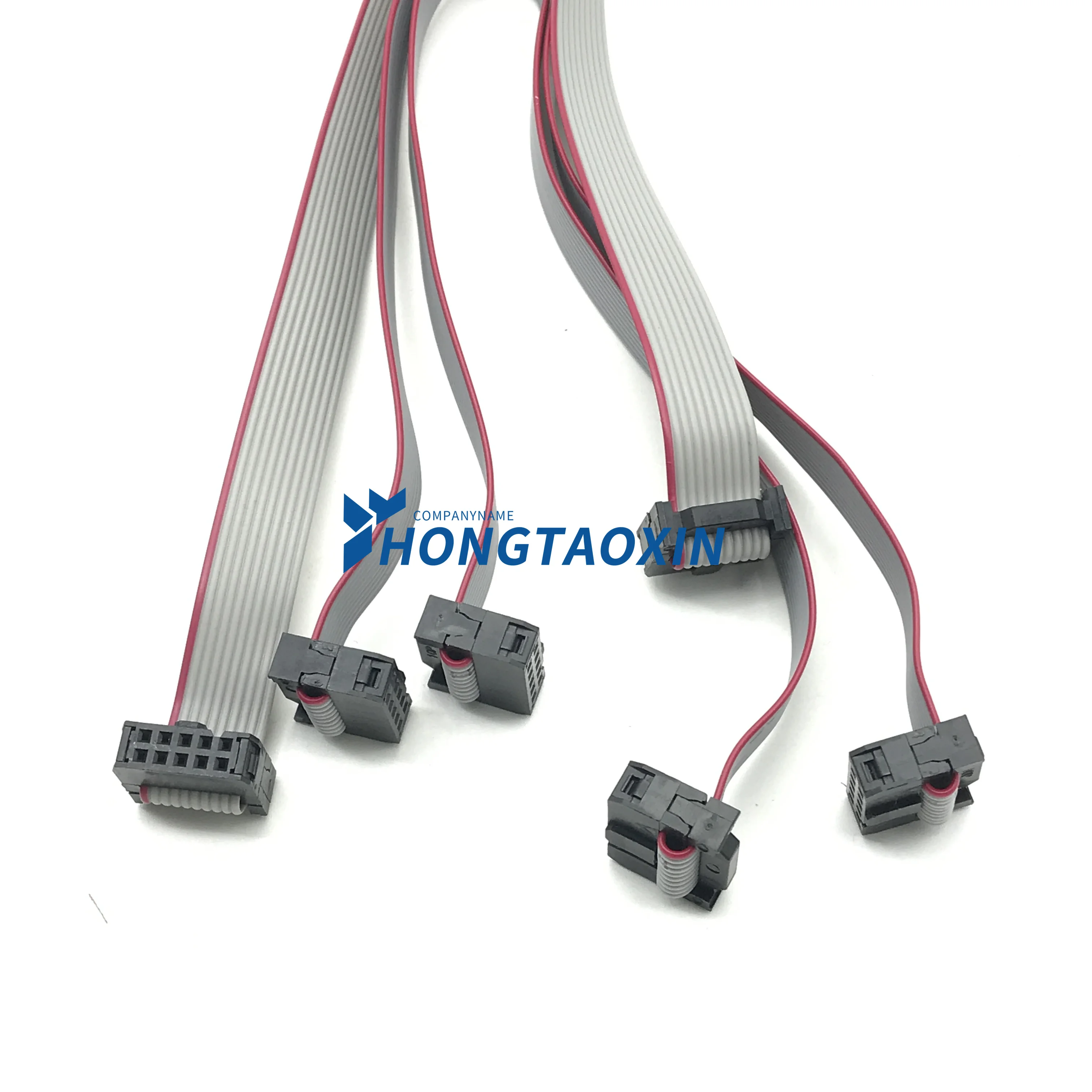 CABLE de datos de cinta plana gris para cabezal de caja IDC DC3, pitch de 2,54mm, FC-6/8/10/14/16/20/24/40/50/64 Pines, JTAG ISP - imagen 2