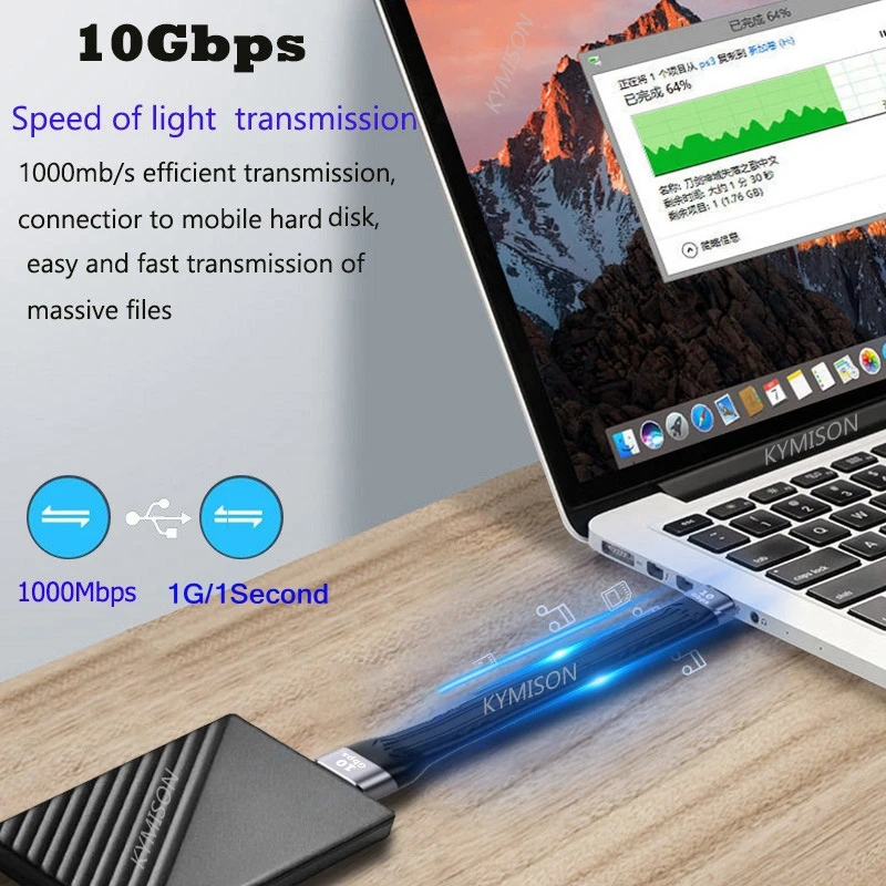 Cable USB-C USB 3.1 Gen2 USB 3.0 A hembra/macho a tipo C macho sincronización cargador rápido Cable de datos 10Gpbs - imagen 2