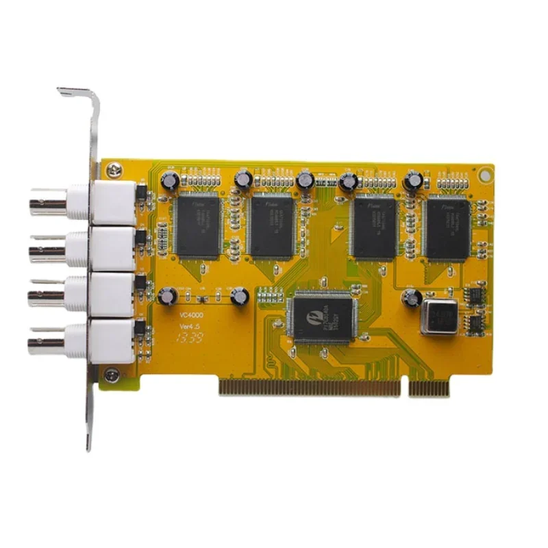 Tarjeta de captura de vídeo PCI a 4 puertos AV/S Trident SAA7134HL Chip VC4000 para educación Video reunión Hospital - imagen 2