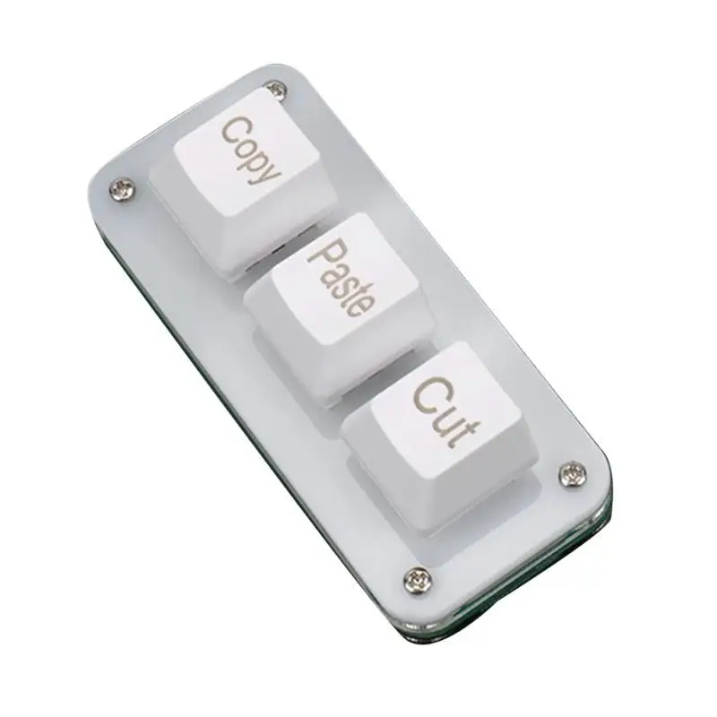 Teclado mecánico R53C, programación DIY 3 teclas y Macropad retroiluminado RGB fácil