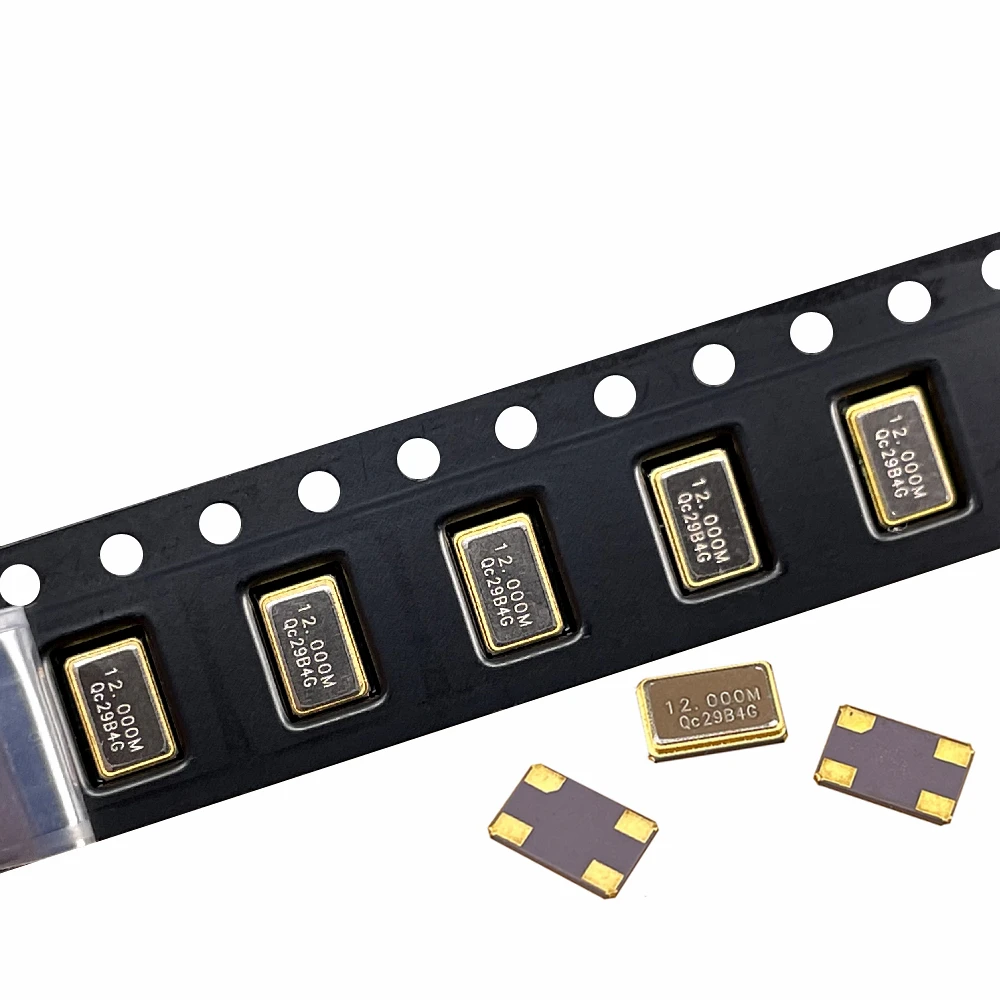 (50 uds) 5032 oscilador de cristal pasivo de 4 pines serie SMD kits 5,0*3,2mm 8/10/11,0592/12/13,56/18,432/20/24/16/32 MHz