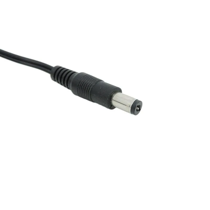 Adaptador de corriente 20AWG, cable de alimentación, enchufe macho CC de 2 pines 5521 para cámara de televisión de circuito cerrado, cargador de ordenador portátil, línea trasera - imagen 5
