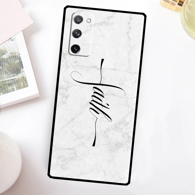 Funda de teléfono con cita cristiana versículo bíblico para Samsung Galaxy S23 S24 Ultra S22 S20 S21 FE Note 20 10 S8 S9 S10 Plus - imagen 5