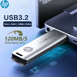 Pendrive HP USB 3.2 Metal Alta Velocidad