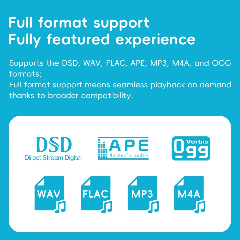 FIIO SNOWSKY Echo Mini reproductor de música portátil MP3 HiFi Bluetooth alta calidad de sonido personalizar batería de larga duración amplificador de música - imagen 5