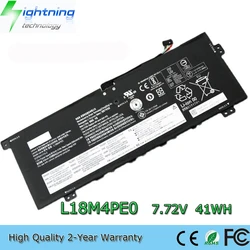 L18M4PE0 7.72V 41Wh Batería para portátil Lenovo Yoga C740-14IML 5B10W67296 L18L4PE0 etc.