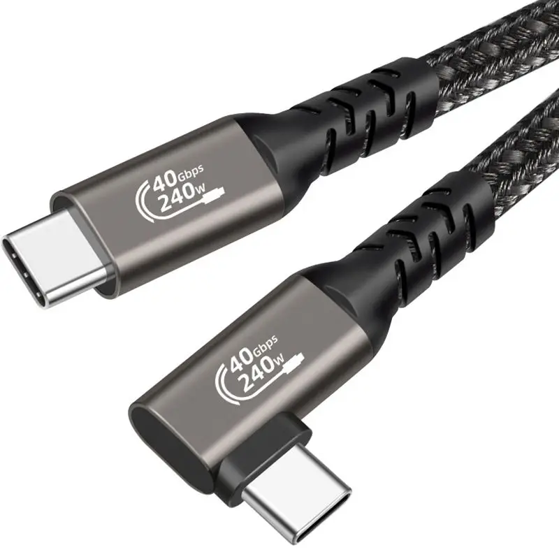 Cable USB 4 de 2m, 40Gbps, Cable USB C a USB C de 240W, carga rápida, 8K, 5K, 60Hz, vídeo, grafeno, Compatible con portátil Thunderbolt 3/4 GEN3 - imagen 4