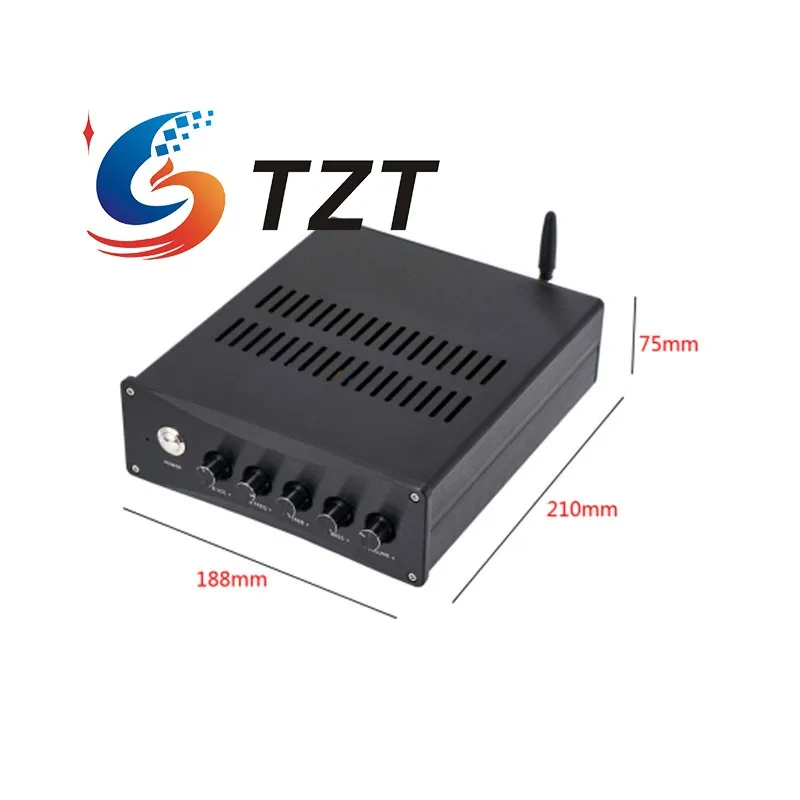 TZT D6S Amplificador de potencia digital de 2,1 canales de alta potencia TPA3255x2 de doble/un solo núcleo 300Wx2+600W (QCC3034 Bluetooth5.1/QCC3084) - imagen 2