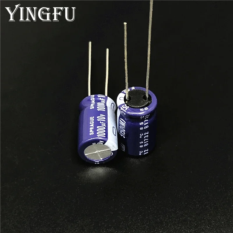 5 uds 1000uF 10V SPRAGUE 515D serie 10x16mm 10V1000uF condensador de Audio de alta calidad condensador electrolítico de aluminio - imagen 2