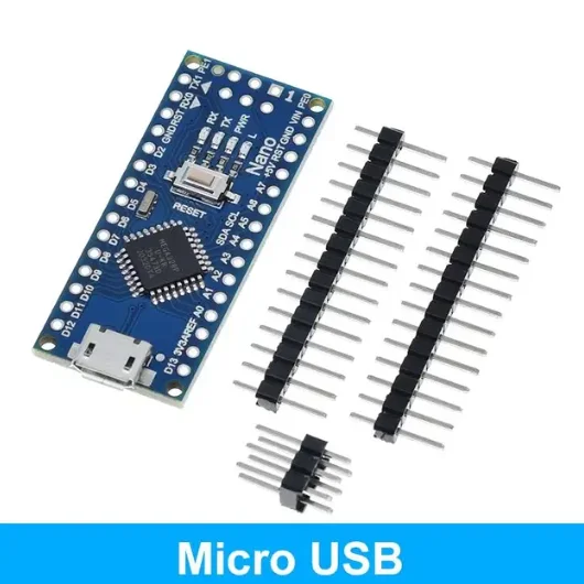 Controlador ATMEGA328P Mini/Tipo C/Micro USB Nano V3.0 Nano con programa compatible versión 2014 para controlador USB arduino CH340 - imagen 5