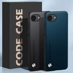 Funda para iPhone 16e de cuero sintético con protección antigolpes