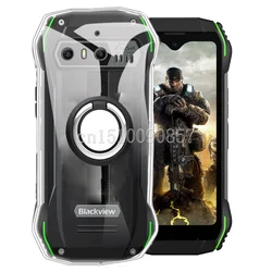 Funda Blackview N6000 de TPU con anillo y protección antigolpes