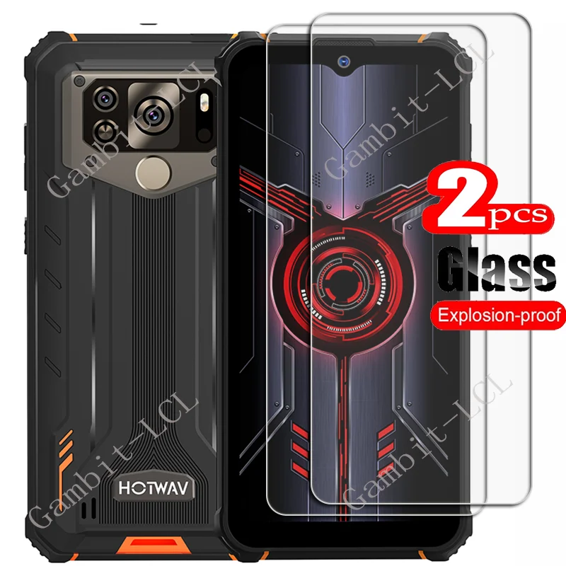 2 uds para Hotwav W10 Pro 6,53 "9H Protector de vidrio templado en HotwavW10 WP10Pro cubierta de película protectora de pantalla