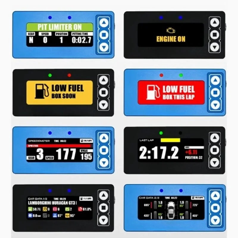 Temporizador de carreras de juegos de simulación USB para PC Temporizador de pantalla de tablero de carreras Sim