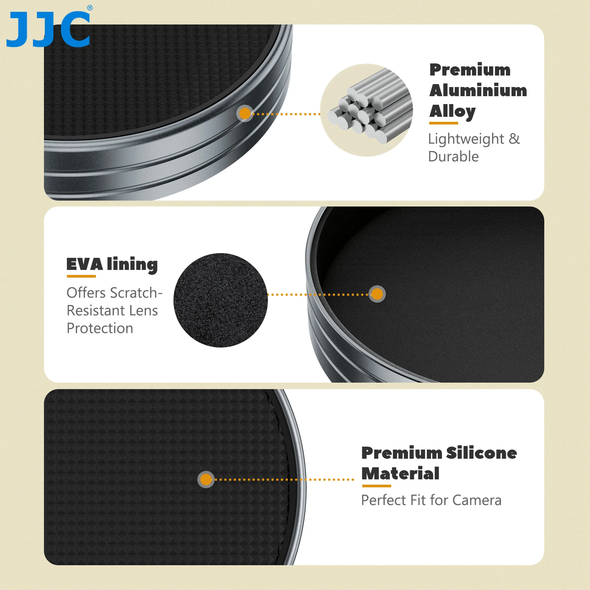 Tapa de lente Retro JJC para Fujifilm instax mini 41, cubierta de lente de cámara ligera de aluminio antipolvo y antiarañazos con EVA suave - imagen 5