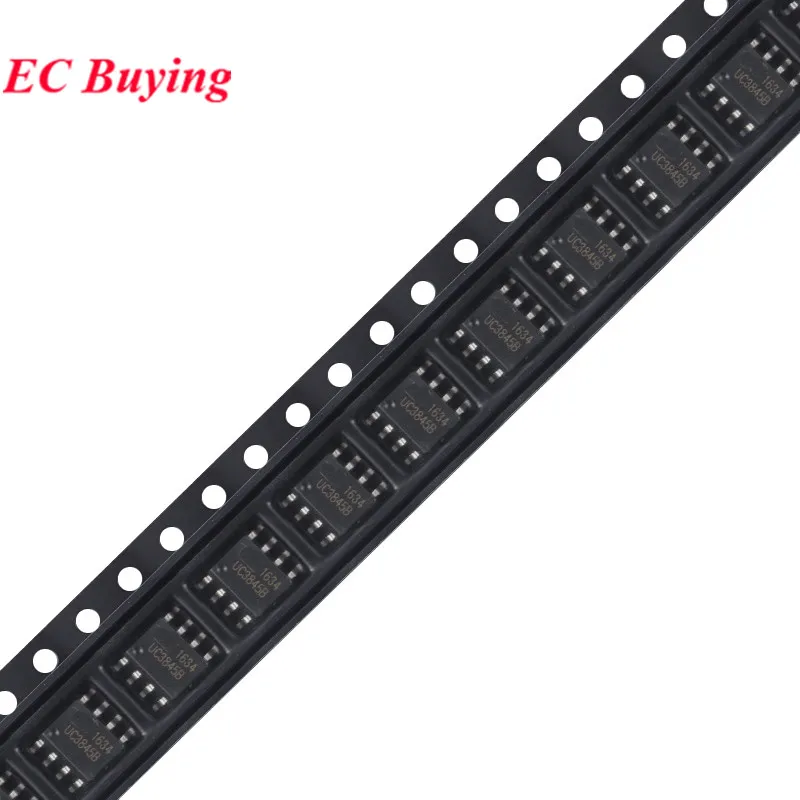 Controlador de piezas sin conexión, convertidor de Chip IC, nuevo y Original, UC3845B SOP-8 UC3845 3845 3845B SOP8 PWM, 10 DC-DC/1 unidad - imagen 5