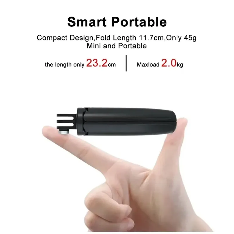 Soporte para cámara de fotografía deportiva, palo de Selfie portátil, trípode de escritorio retráctil, fotografía al aire libre para Gopro 111/2/13 - imagen 5