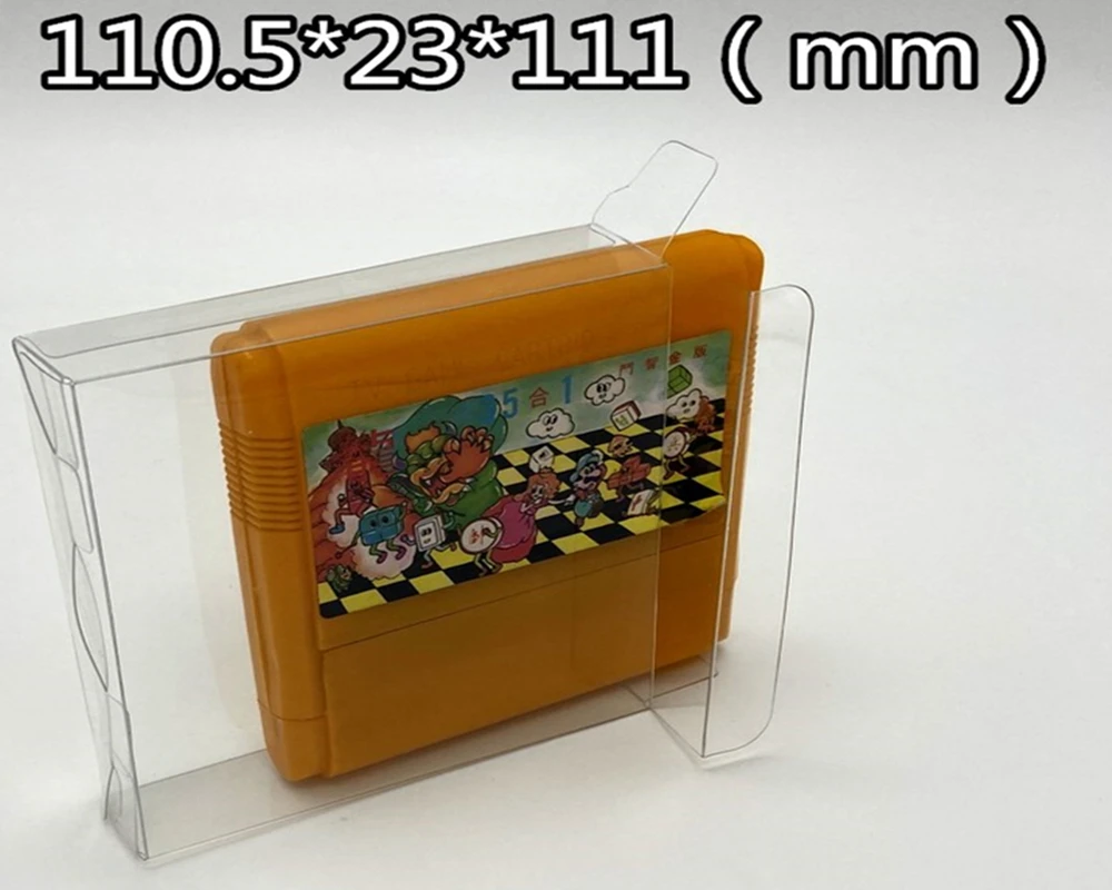 Protector de caja transparente para ordenador familiar/FC/tarjeta amarilla, cajas de recolección, carcasa de juego para mascotas, estuche de exposición transparente