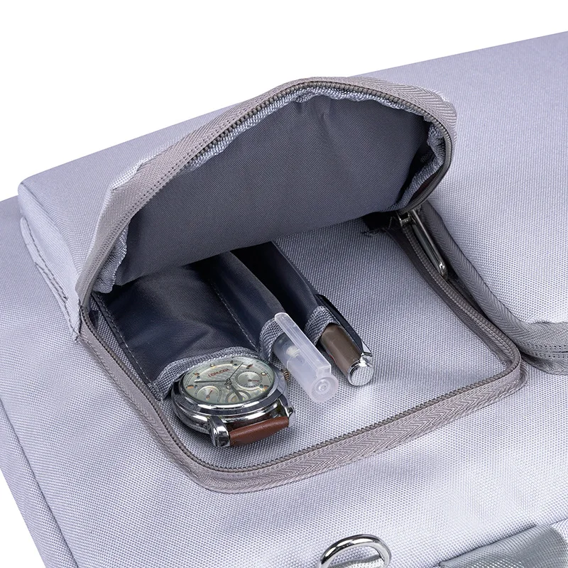 Bolso cruzado para ordenador portátil, bolsa oficial de gran capacidad para viaje de negocios, suministros para periféricos de ordenador al aire libre - imagen 3