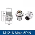 Conector Macho M1216 de 5 Pines