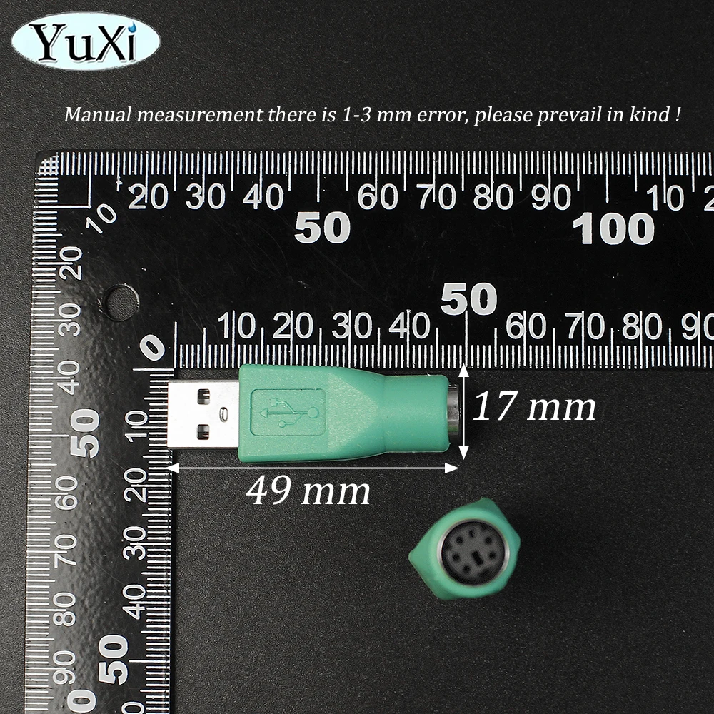 Convertidor adaptador USB a PS2 PS/2 macho hembra para teclado, ratón, PC, portátil, conectar accesorios de reparación de repuesto, 2 uds. - imagen 3