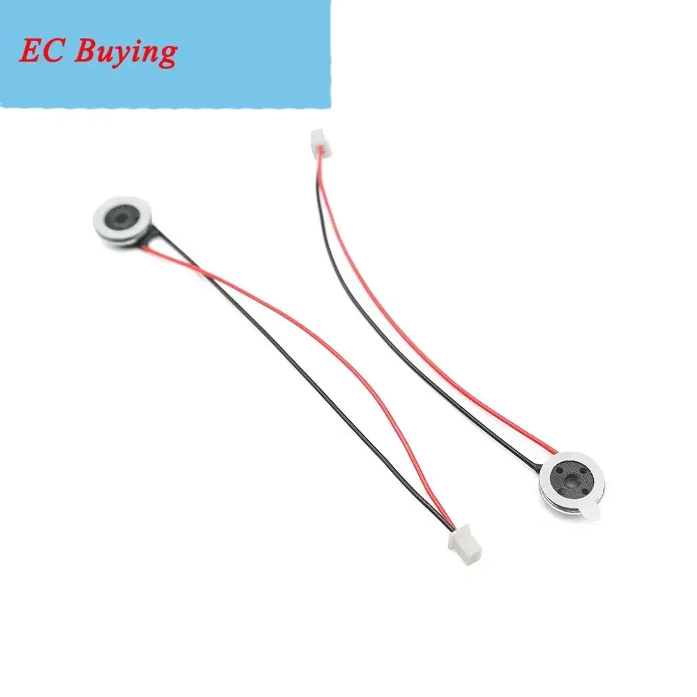 5 uds 13 15 16 17 18 20 23 25 26 MM 8 Ohm 1W altavoz redondo 8Ohm 1 vatio altavoz pequeño magnético interno de plástico con Cable - imagen 4