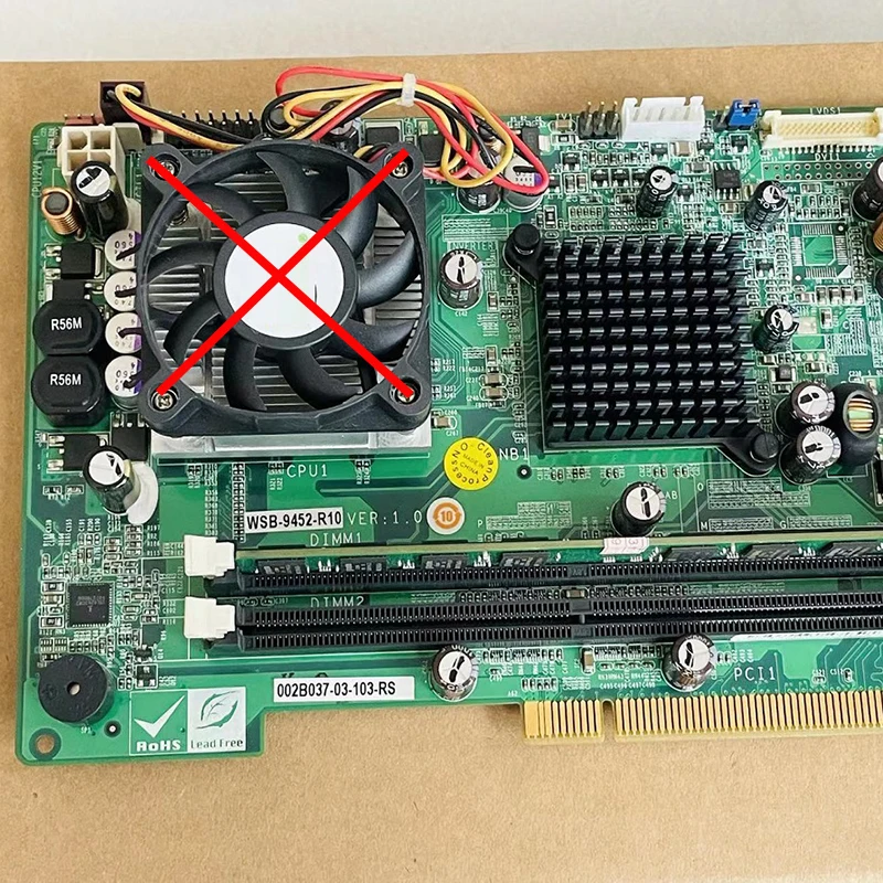 WSB-9452-R10 VER:1.0 Placa base original para computadora industrial - imagen 2