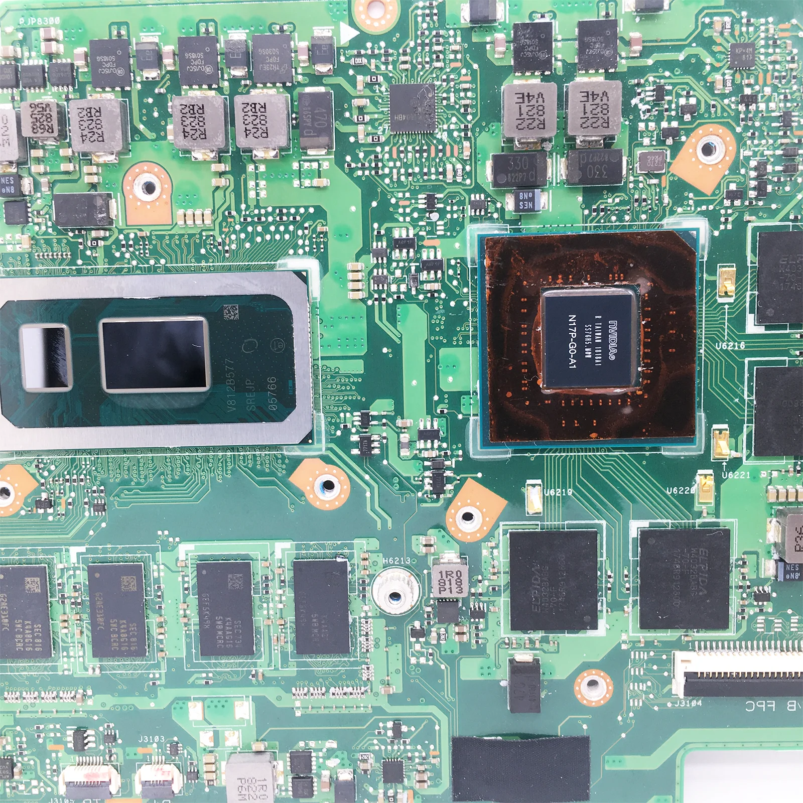 Placa base UX562FD UX562F UX562 Q547 Q547FD para placa base de ordenador portátil ASUS I5 I7 8th Gen 12G/RAM GTX1050/V2G - imagen 5