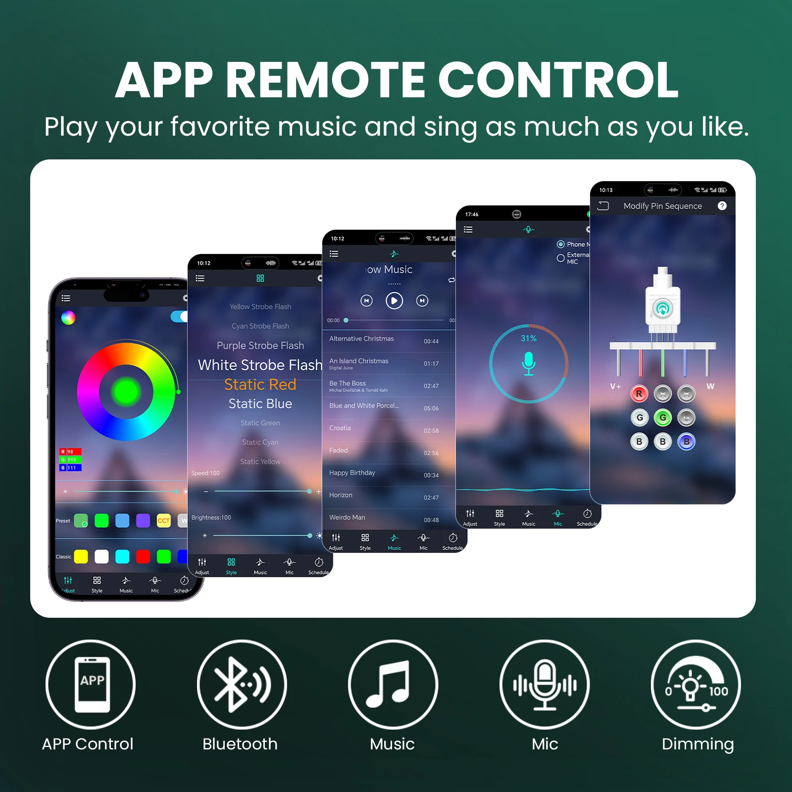 Lámpara subterránea impermeable IP68 de 24V, Control remoto por aplicación RGBCCT con sincronización de música, luz de césped que cambia de Color para lámpara de jardín - imagen 4