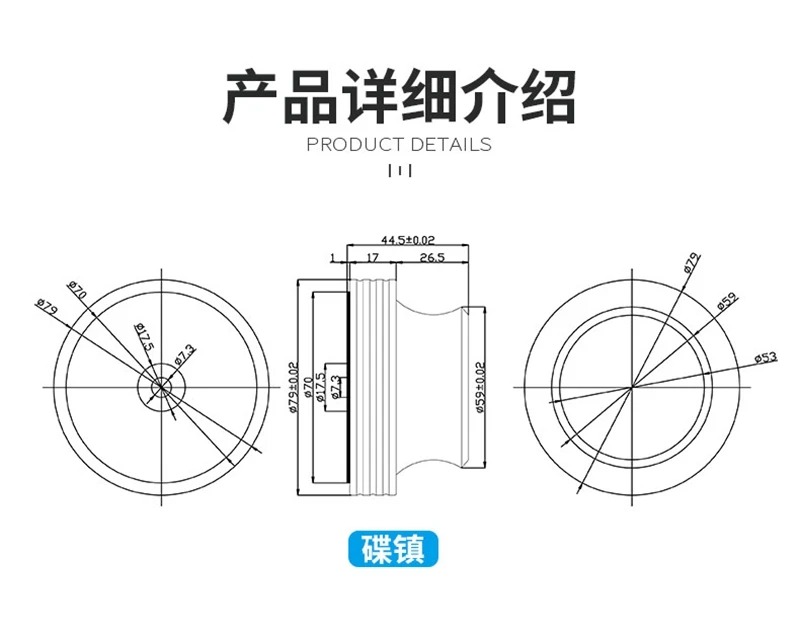 Platos giratorios para discos, estabilizador de peso, abrazadera negra de vinilo LP, accesorios de reproductor de Metal de aluminio - imagen 5