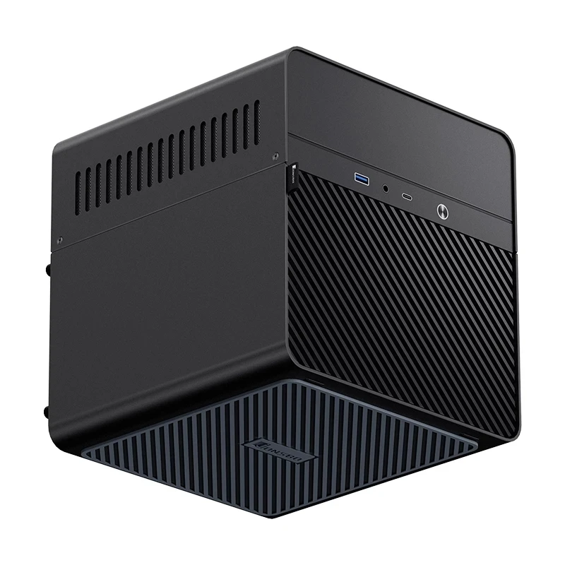 JONSBO-Mini carcasa de almacenamiento N2 NAS, caja de PC todo en uno para servidor de oficina en casa, ubicación de disco duro 5, chasis de placa base ITX intercambiable en caliente - imagen 2