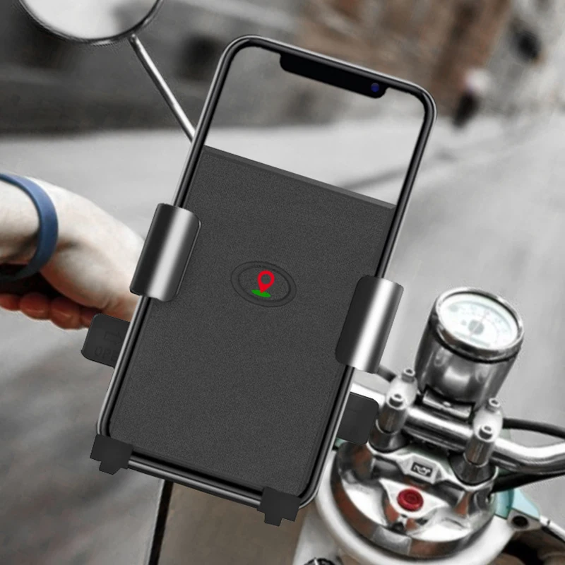 Soporte Universal para teléfono móvil de motocicleta y bicicleta de 4-6,5 pulgadas 360 ° Ver soporte para motocicleta bicicleta coche GPS a prueba de golpes - imagen 2