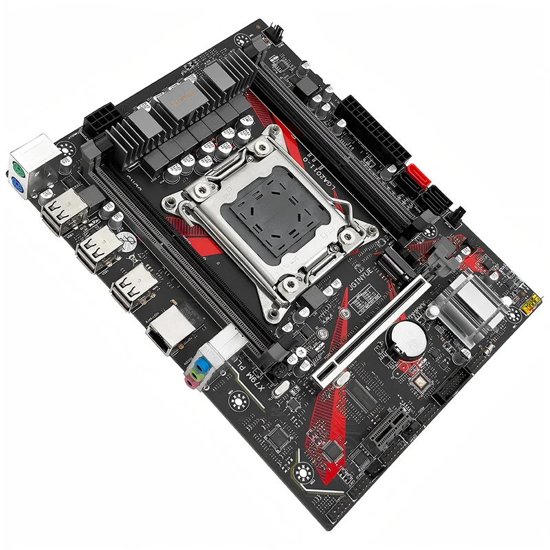 Kit de montaje de placa base X79 M-PLUS LGA 2011 M-ATX con CPU Xeon E5 2690 v2 y memoria DDR3 de 32GB 1600MHz M.2 NVME SATA 3,0 - imagen 3