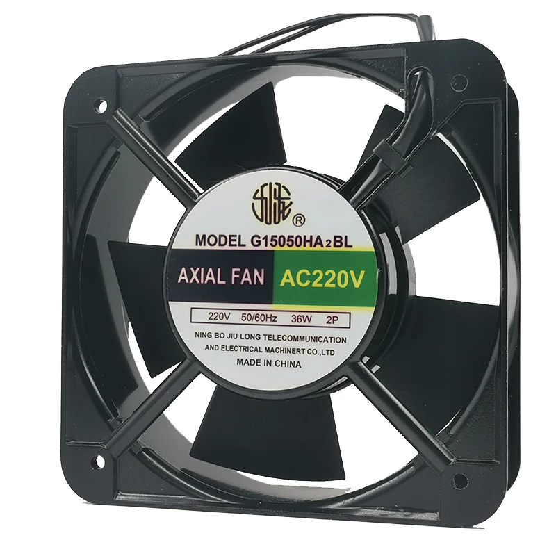 G15050HA2BL-ventilador de refrigeración de 220V, 36W, 15cm, 150x150x50mm - imagen 3