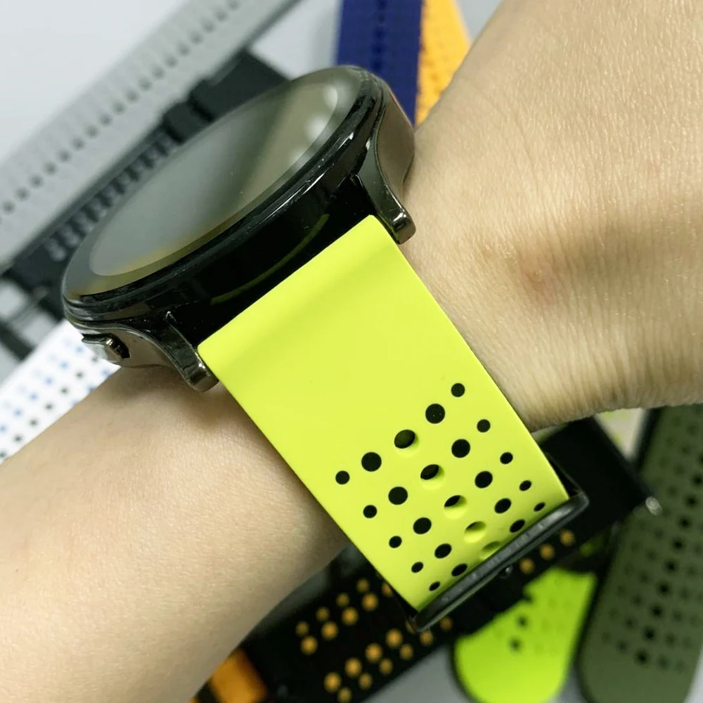 Correa de silicona transpirable de 22mm para Huawei Watch Band GT 6 5 46mm reloj 5/4 GT6 Pro GT 4 3 SE GT2 Pro pulseras deportivas - imagen 5