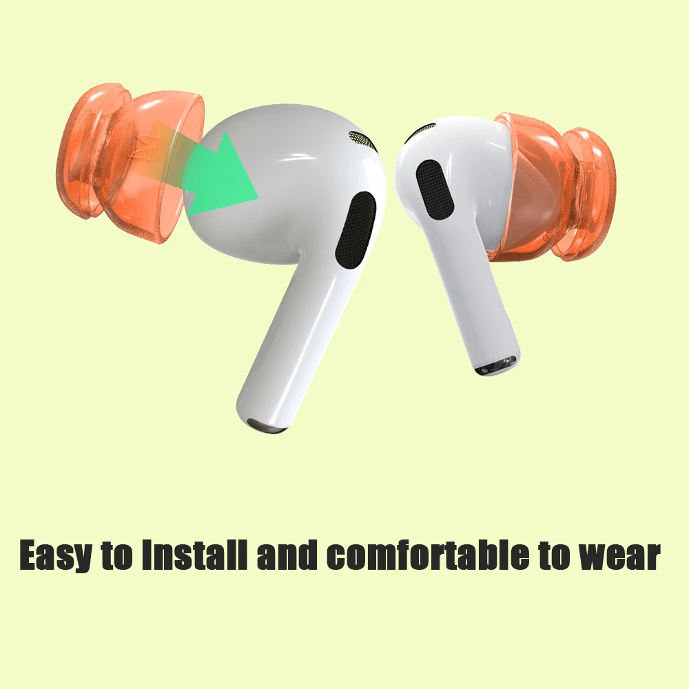 Para Airpods 1 2 3.a cubierta antipolvo reemplazable auriculares Bluetooth cubierta antipolvo puntas de auriculares deportivos puntas de oreja TPU funda anticaída auricular - imagen 3