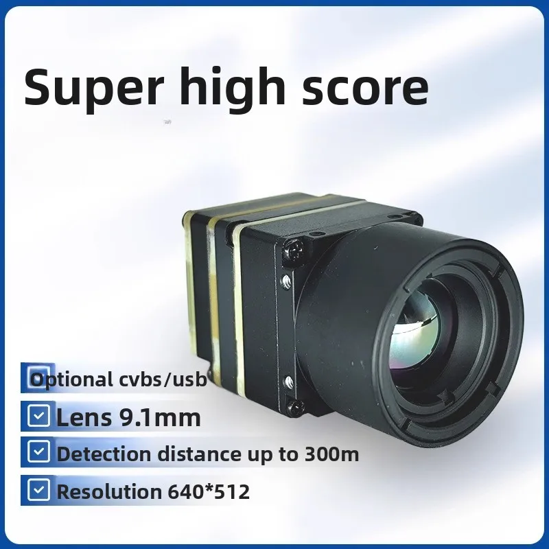 Cámara termográfica con lente JS 640X512 384X288 para Dron cruzado, vehículo infrarrojo, drones FPV con Detector CVB USB Raspberry Pi - imagen 5