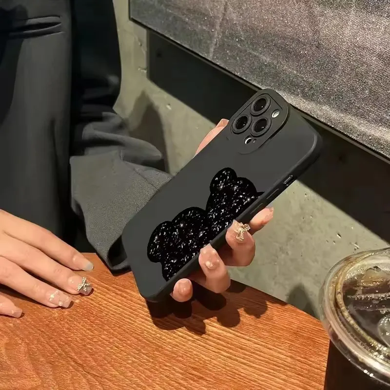 Funda de teléfono con pintura de oso Floral para Samsung Galaxy S25 S24 S24FE S23 Ultra S22 Plus S21 FE S22 S21 A15 A35 A54 A55 5GSoft - imagen 5