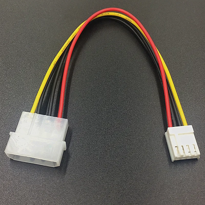 Cable de alimentación de 4 pines, 4 pines Molex IDE macho a 4P ATA hembra, unidad de disquete para PSU Miner Mining para Cable conector de ordenador - imagen 2