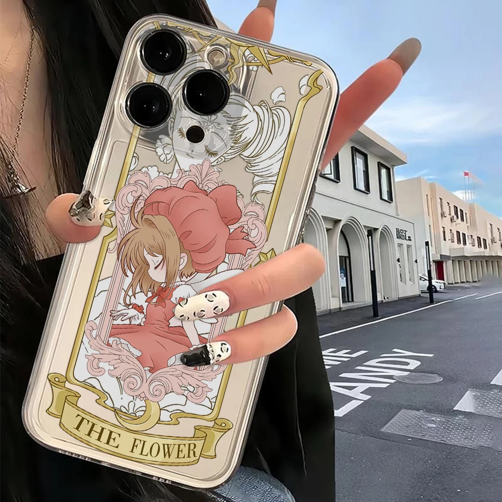 Cardcaptor Sakuras Anime funda transparente caliente para Samsung A73 A72 A71 A55 A52 A51 A50 A35 A33 A32 A31 A30 A24 A23 A22 A13 A12 A05 5G - imagen 5