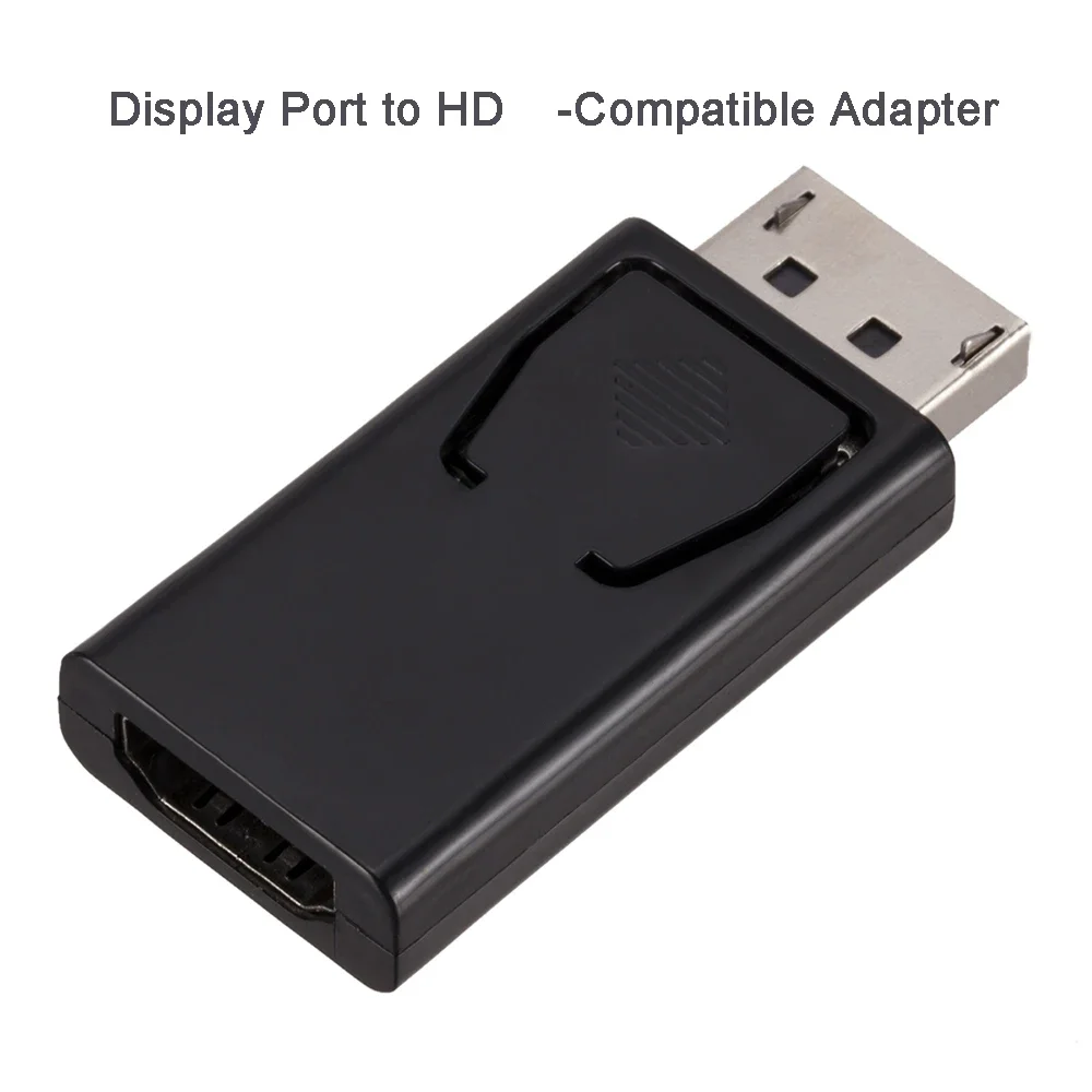 Conector de Audio y vídeo 4K DisplayPort DP macho a Cable Compatible con HDMI 1080P para adaptador de PC HDTV convertidor hembra de puerto de visualización - imagen 2
