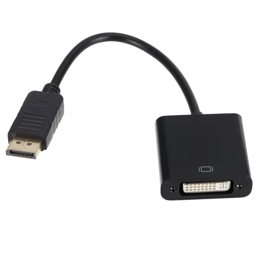 Adaptador DisplayPort a DVI de 1080P, Cable convertidor DP a DVI macho a hembra para Monitor, proyector, portátil, ordenador de escritorio HDTV - imagen 5