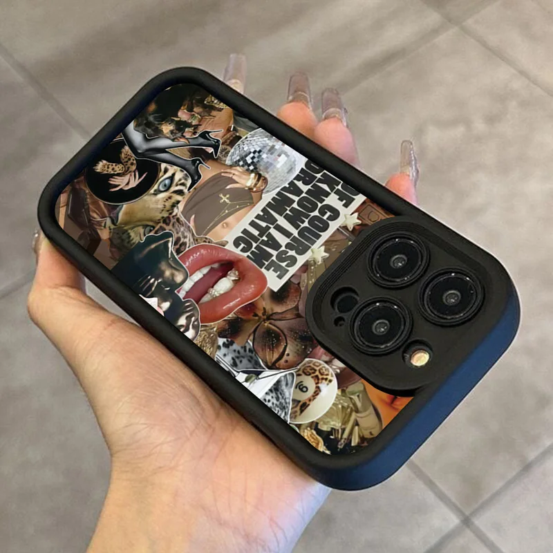 Funda de teléfono con diseño de diente dorado para Xiaomi Poco F7, funda de silicona TPU suave a prueba de golpes para Poco F6 F5 X7 X6 X5 X3 M6 Pro - imagen 4