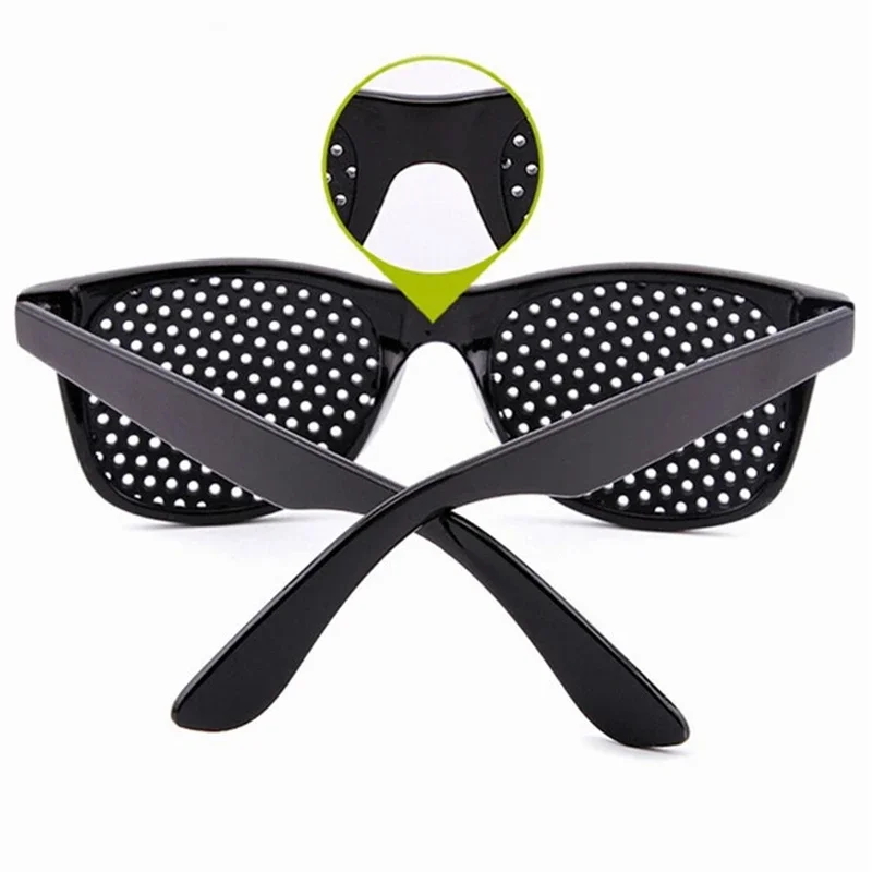 Gafas correctoras portátiles para el cuidado de la visión, gafas estenopeicas con orificio estenopeico, protección ocular antifatiga, gafas De Grau - imagen 4