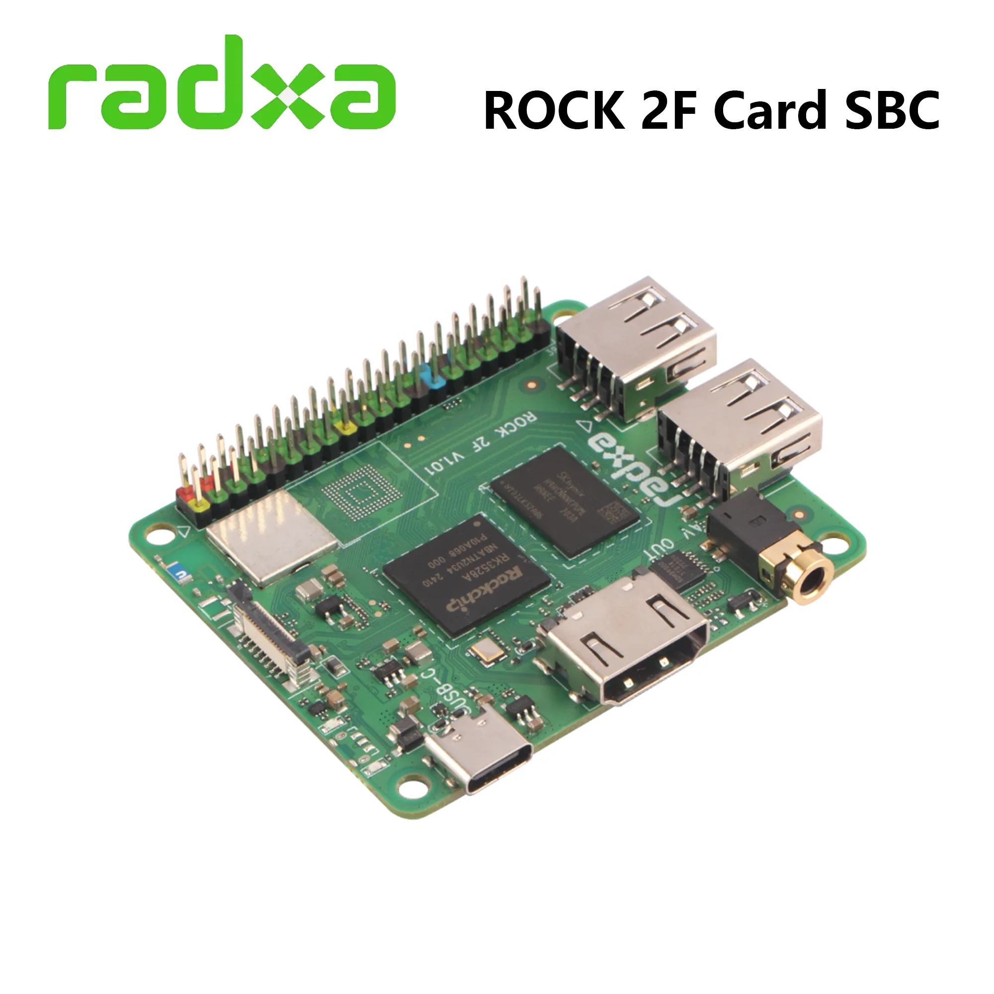 Tarjeta Radxa ROCK 2F 4K Computadora RK3528A LPDDR4 Estándar HDMI compatible con hasta 4Kp60 WiFi 6 y BT 5.4 - imagen 5