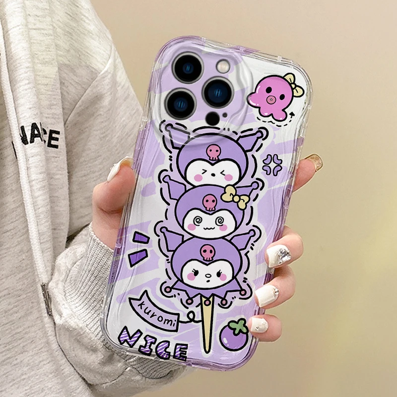 Sanrio-funda de silicona con dibujos de Hello Kitty para iPhone 16, 15, 14, pro Max, 13, 12, 11, 8, 7 Plus, X, XR, XS, Max - imagen 3