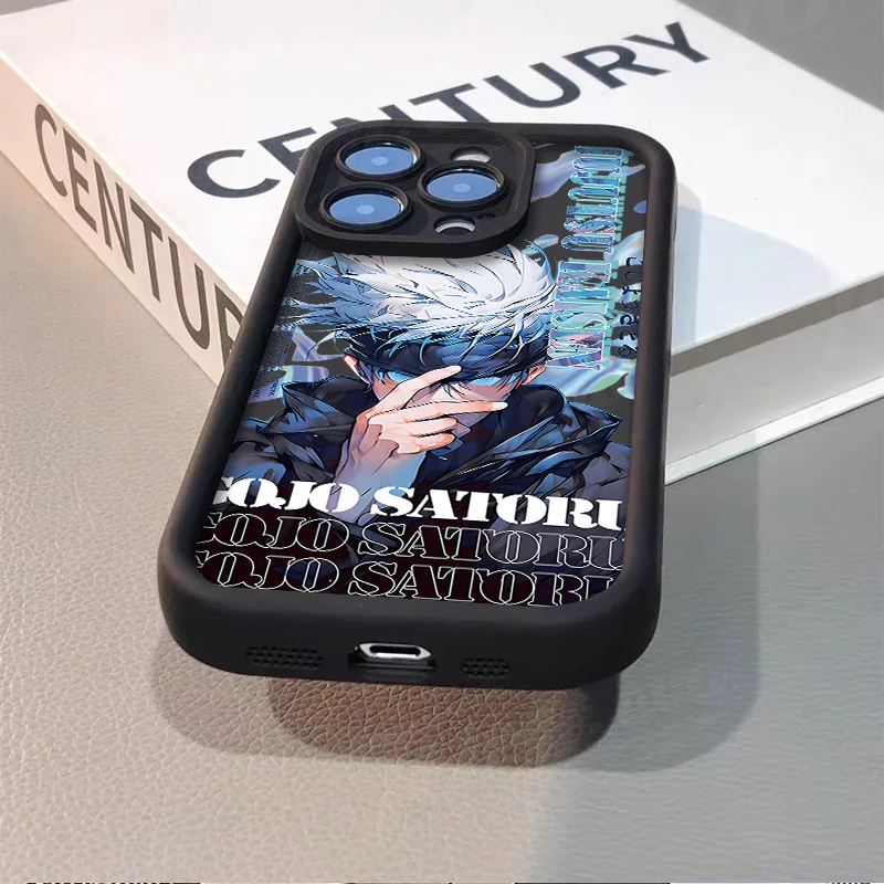 Funda de teléfono para Xiaomi Redmi Note 13 12 11 Pro Plus 12S 11S 10S 10 9 9S 8 12C 13C Anime Satoru Gojo funda mate de silicona suave - imagen 3