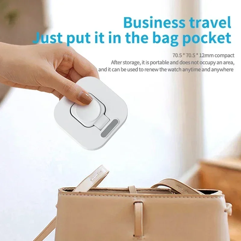 Soporte magnético para cargador inalámbrico de reloj, estación de carga rápida para Apple Watch 9, 8, 7, 6, IWatch, Samsung Galaxy Watch 5, 4 - imagen 4