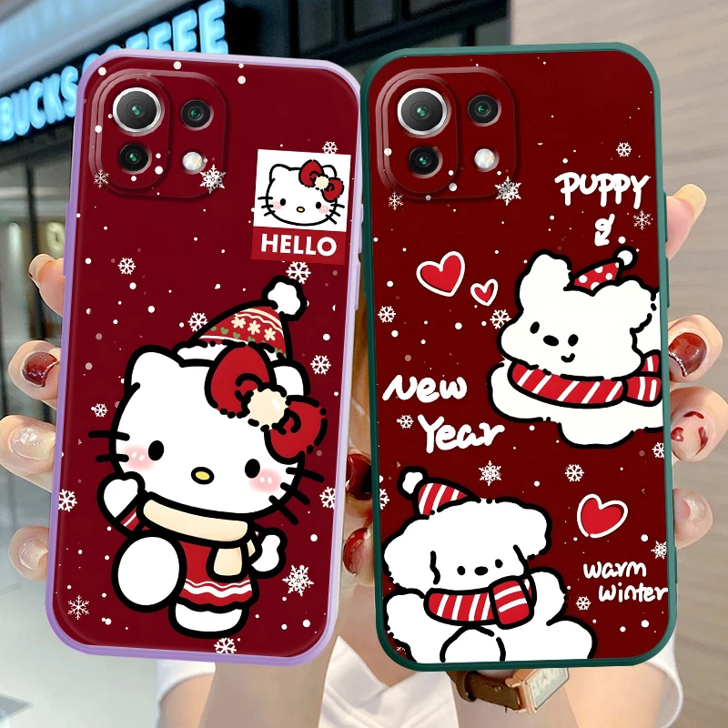 Funda de teléfono con cubierta suave navideña con bonito personaje para Xiaomi Poco X3 NFC F4 F5 F3 X4 X3 Pro - imagen 5